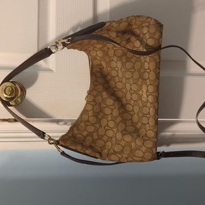 Coach Print Hobo Bag